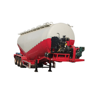 3 Axles 50t Bulk Cement Tank Semi Trailer For Sale Cement Bulker Capacity