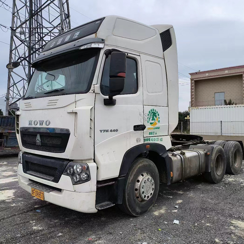 China Used 6x4 371hp 420hp Hw76 Cab Truck Tractor Trucks Head For Sale