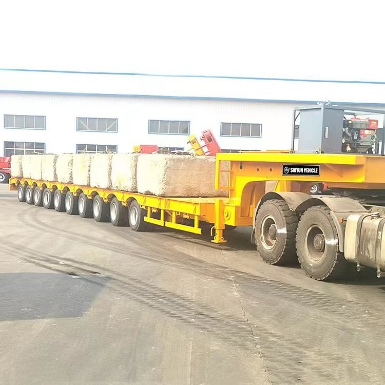 JT  multi axle hydraulic axle modular trailer supplier spmt self propelled modular trailer for sale