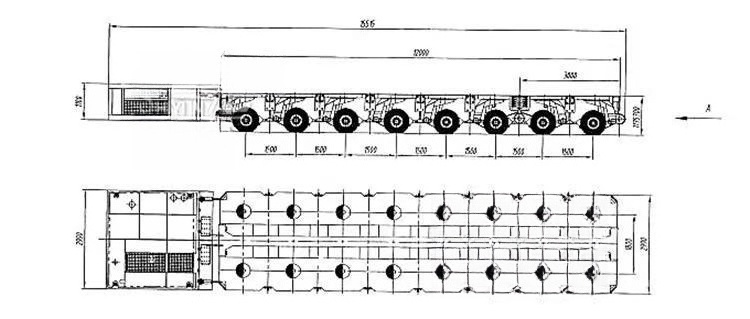 JT  multi axle hydraulic axle modular trailer supplier spmt self propelled modular trailer for sale