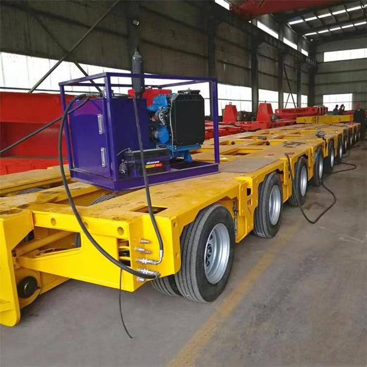 JT  Heavy Hydraulic Multi Axles Low Bed Self Propelled Modular Transporter Truck Trailer