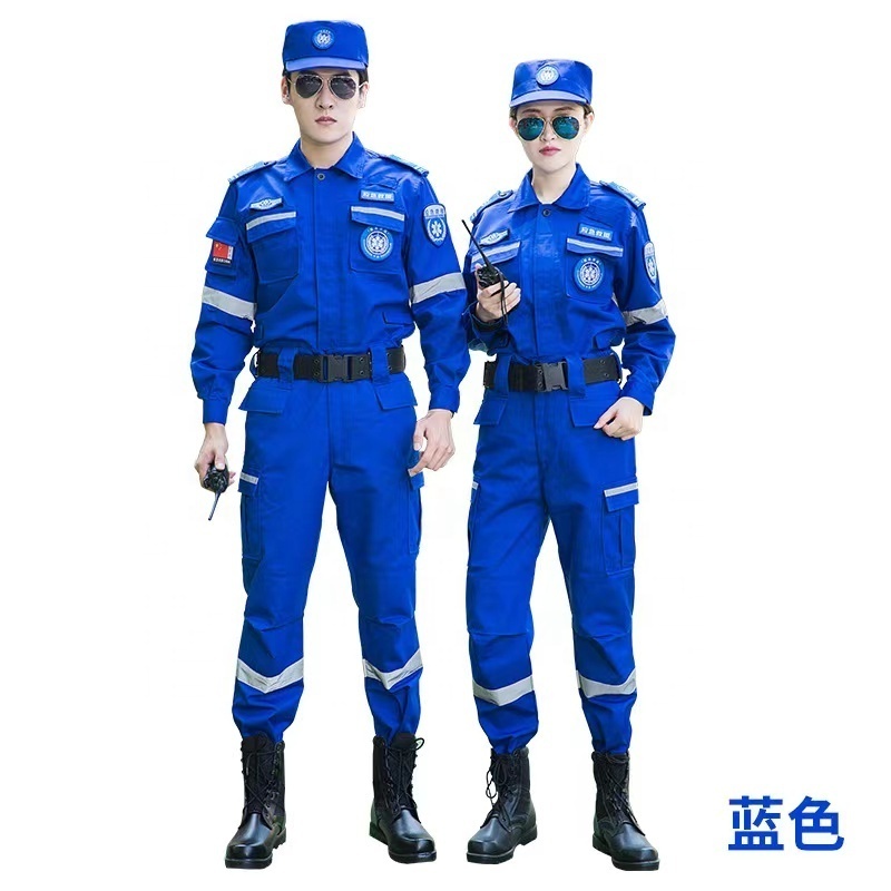 Wholesale high quality security guard uniform security uniform tactical uniform for rescue man