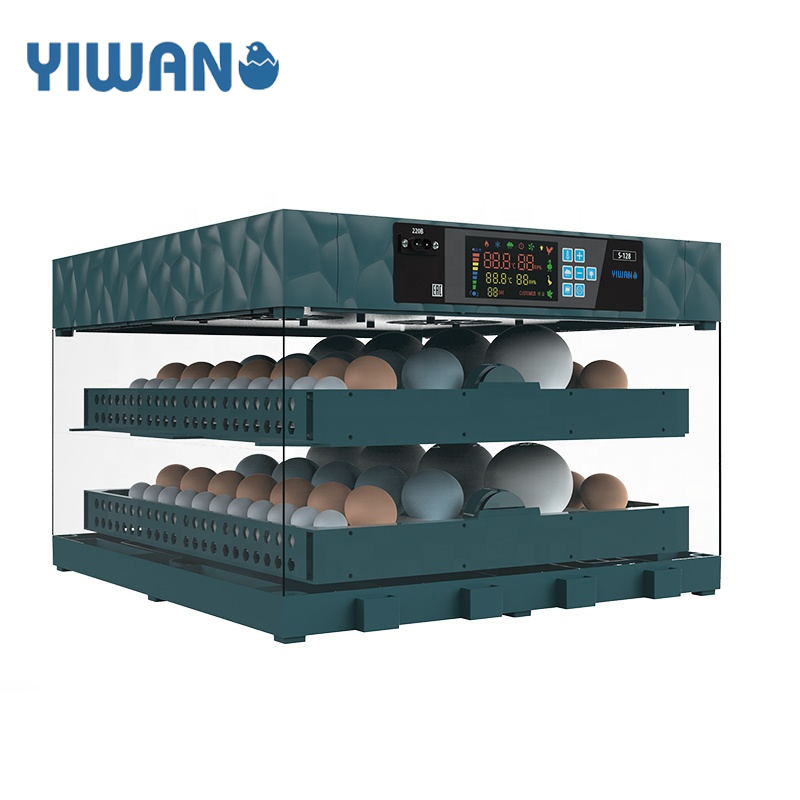 YIWAN farm household incubators  64-320 eggs 12v Dc 110v 220v AC Power 320 Eggs Incubator