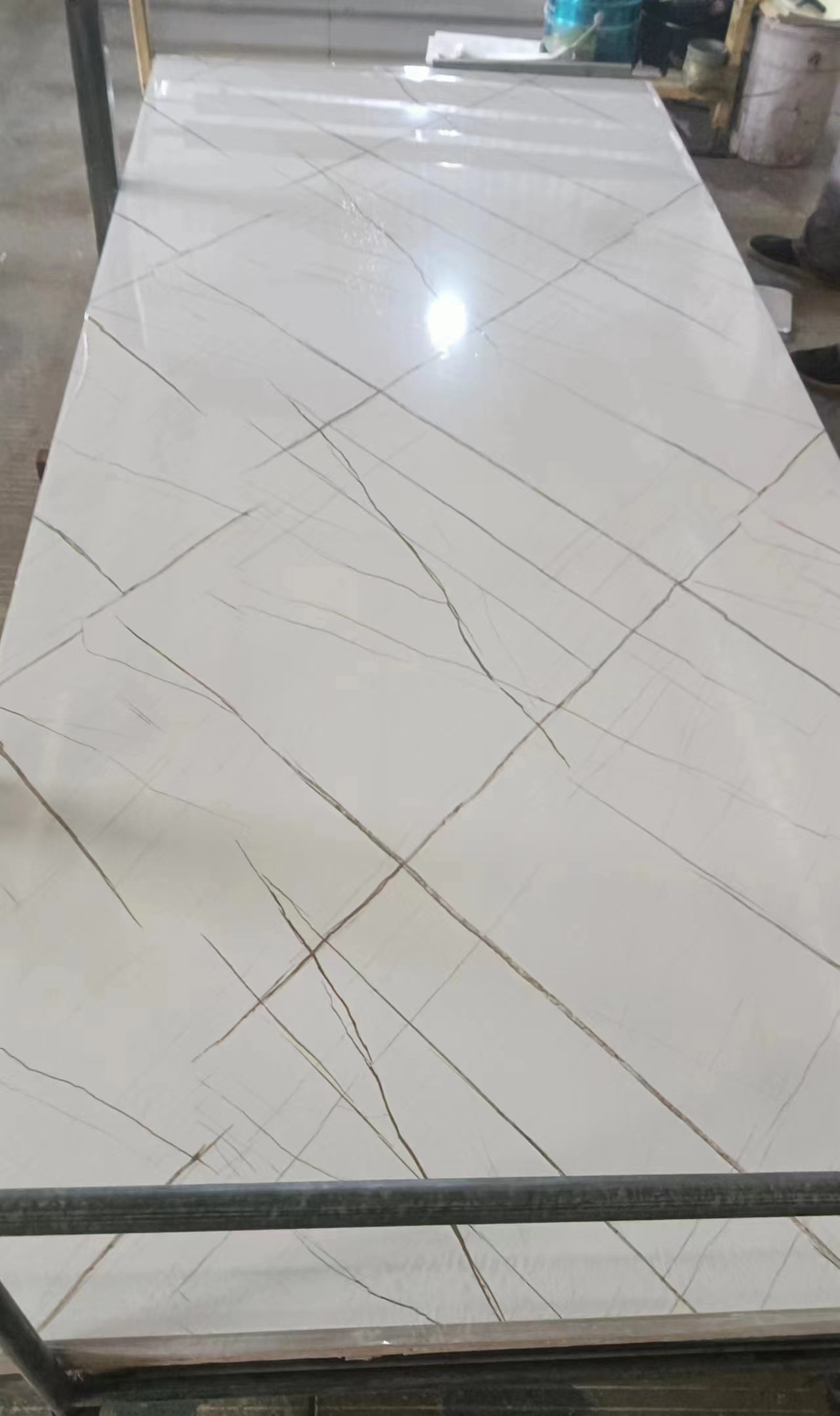 Hot sale high glossy  eco-friendly 4x8 waterproof pvc marble wall panels for wall decoration