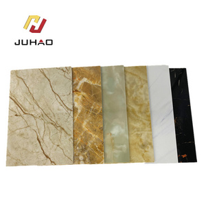 Hot sale high glossy  eco-friendly 4x8 waterproof pvc marble wall panels for wall decoration