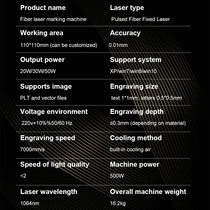 portable mini desktop metal jewelry engraving 20W fiber laser marking machines for small business ideas