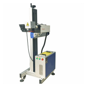 Online Flying Laser Marking Machine Fiber Co2 Uv Mopa Laser For Assembly Line Beverage And Food Plants