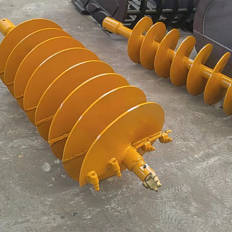 Wholesale Customized Low Price Excavator Auger Drill Teeth 20T Excavator Auger Kubota Excavator Auger