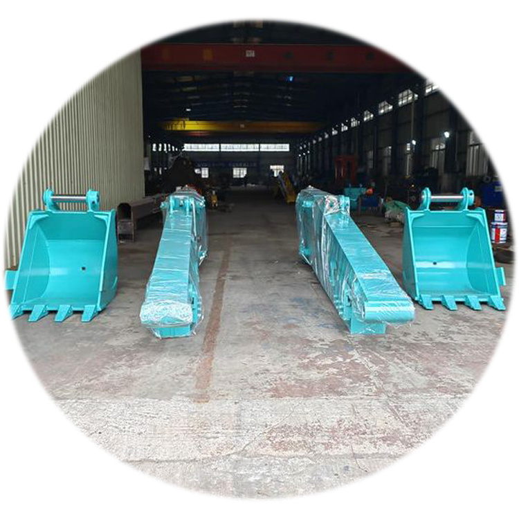 high quality Custom excavator custom extension sliding arm excavator long reach boom swing sliding arm