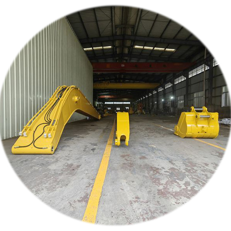 high quality Custom excavator custom extension sliding arm excavator long reach boom swing sliding arm