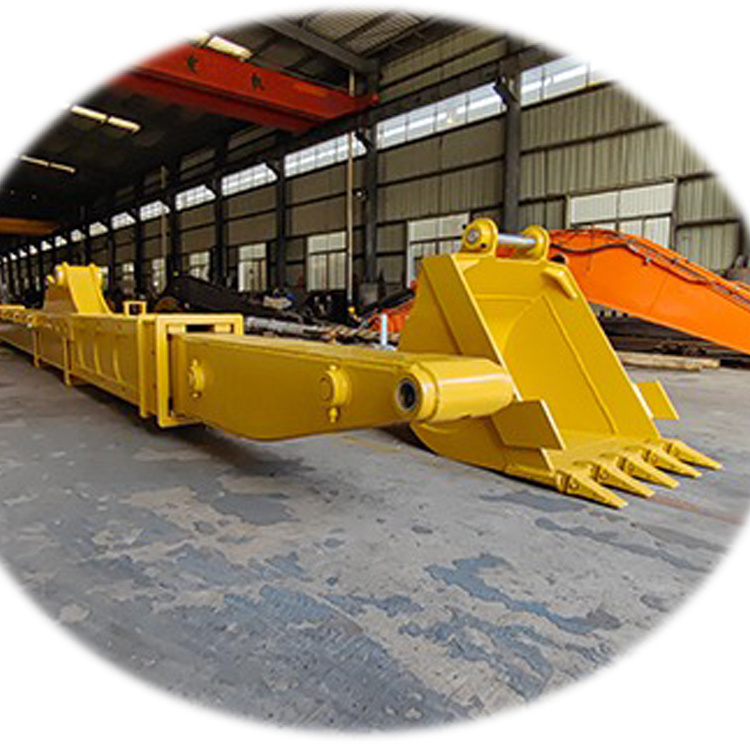 high quality Custom excavator custom extension sliding arm excavator long reach boom swing sliding arm