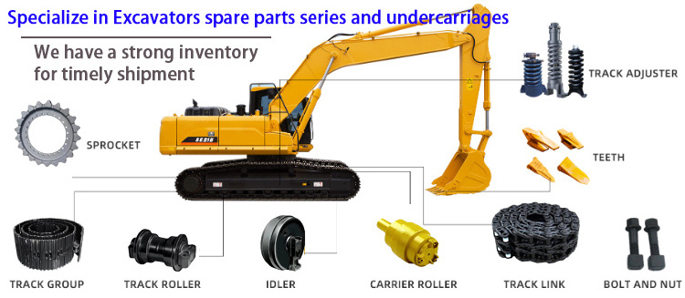 Excavator Undercarriage Parts 10ton Track Chain Pc100 Track Link Assy