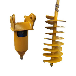 Earth Auger stump auger Ground Drill Excavator Hydraulic Auger Stump Planers