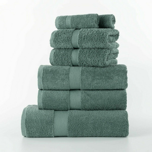 Wholesale Custom soft 100% cotton absorbent quick-drying household bath towels set