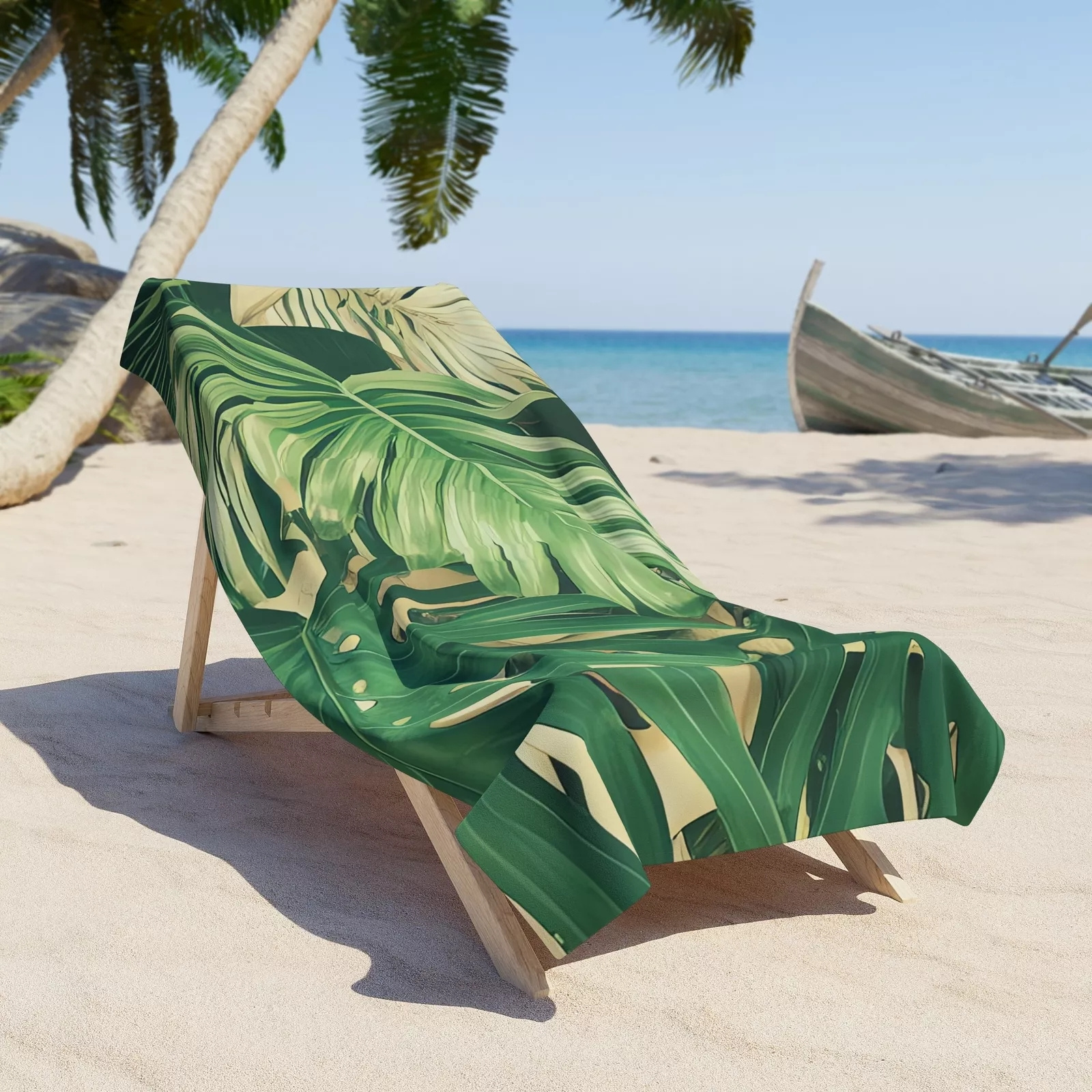 Women man sustainable beach chair cover swimming lounge chair super soft 100%cotton beach towel