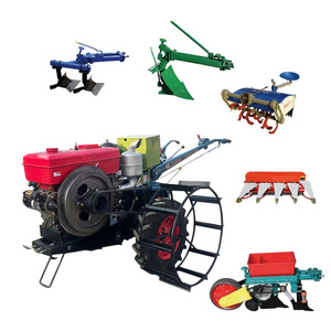 Chinese Diesel  Rotary Tiller Two Wheel 12hp 15hp 20hp 25hp 30hp Tractor Walking Tractor