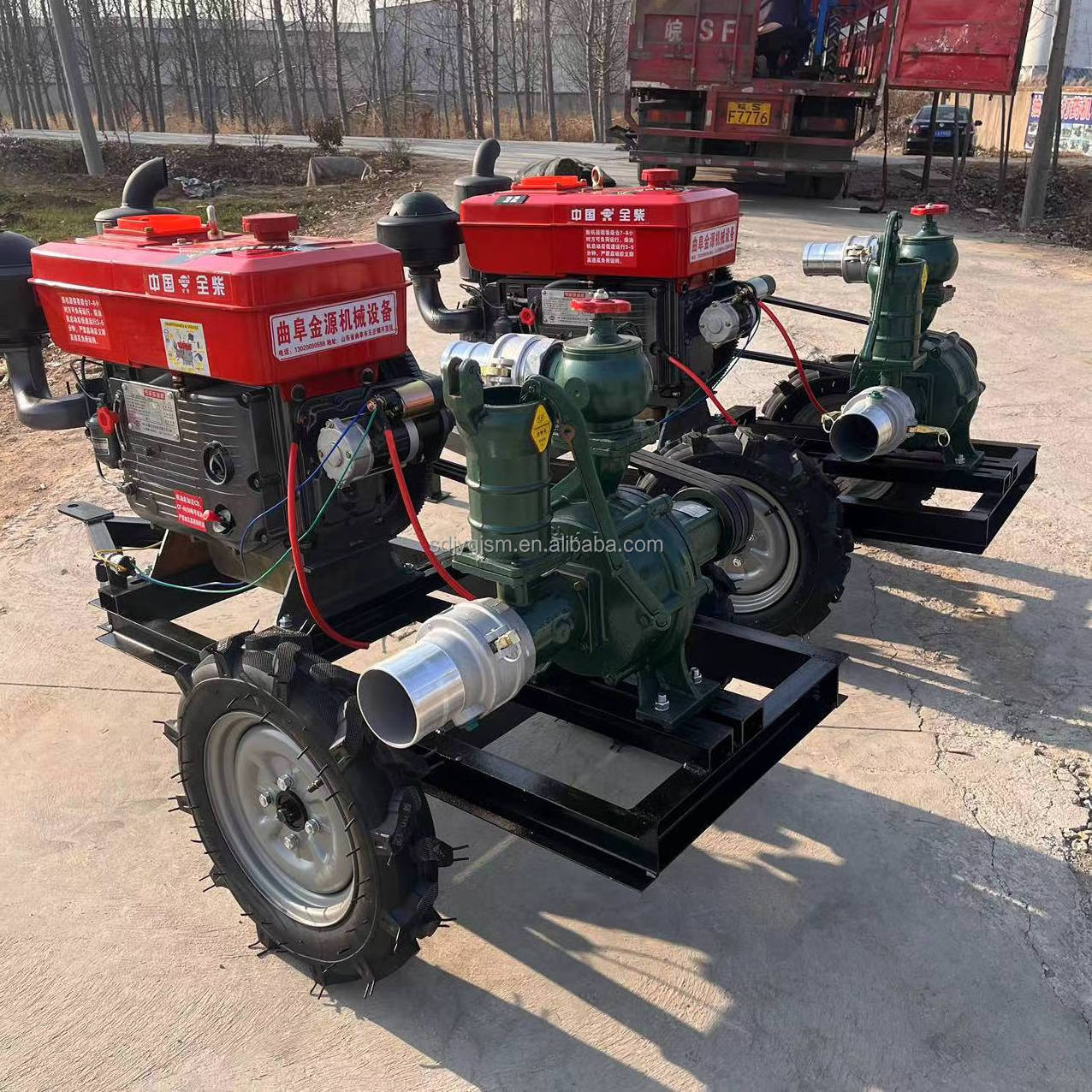 farm irrigation systems4 diesel water pumpHigh mountain water delivery dual blade high-pressure pump