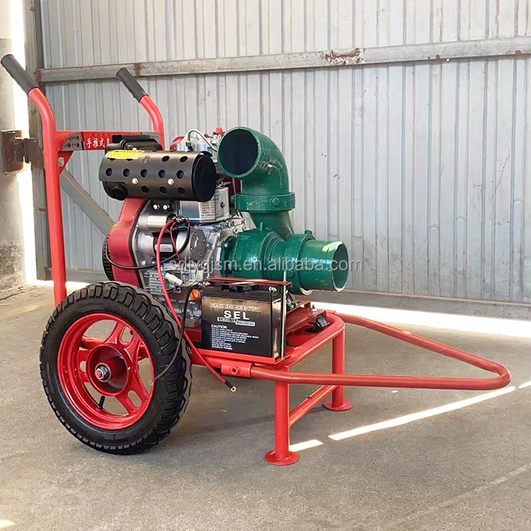 Agricultural machinery irrigation diesel engine water pump 6-inch 8-inch self suction pump