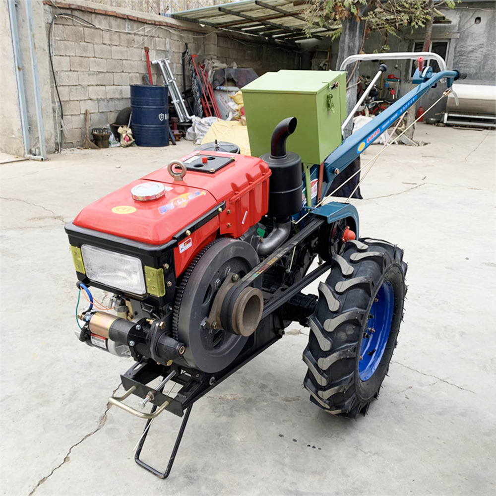 Chinese Diesel  Rotary Tiller Two Wheel 12hp 15hp 20hp 25hp 30hp Tractor Walking Tractor