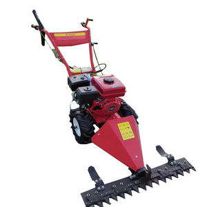 High power gasoline manual lawn mower, two wheeled manual lawn mower, garden weeder