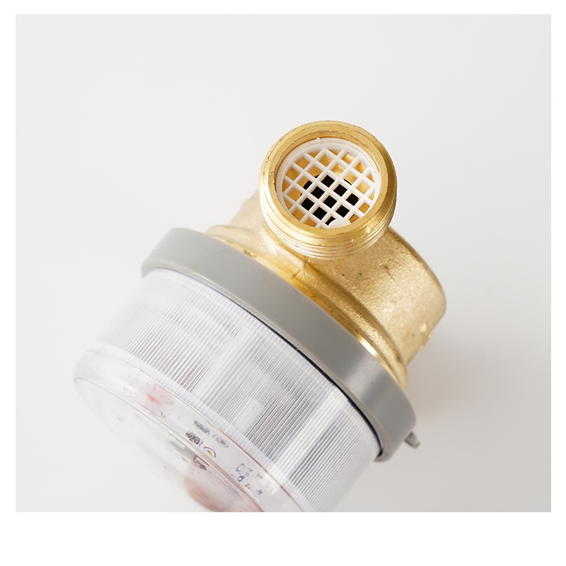 professional manufacture 1/2'' Single jet Brass body water meter with pulse output function cold/hot water meter