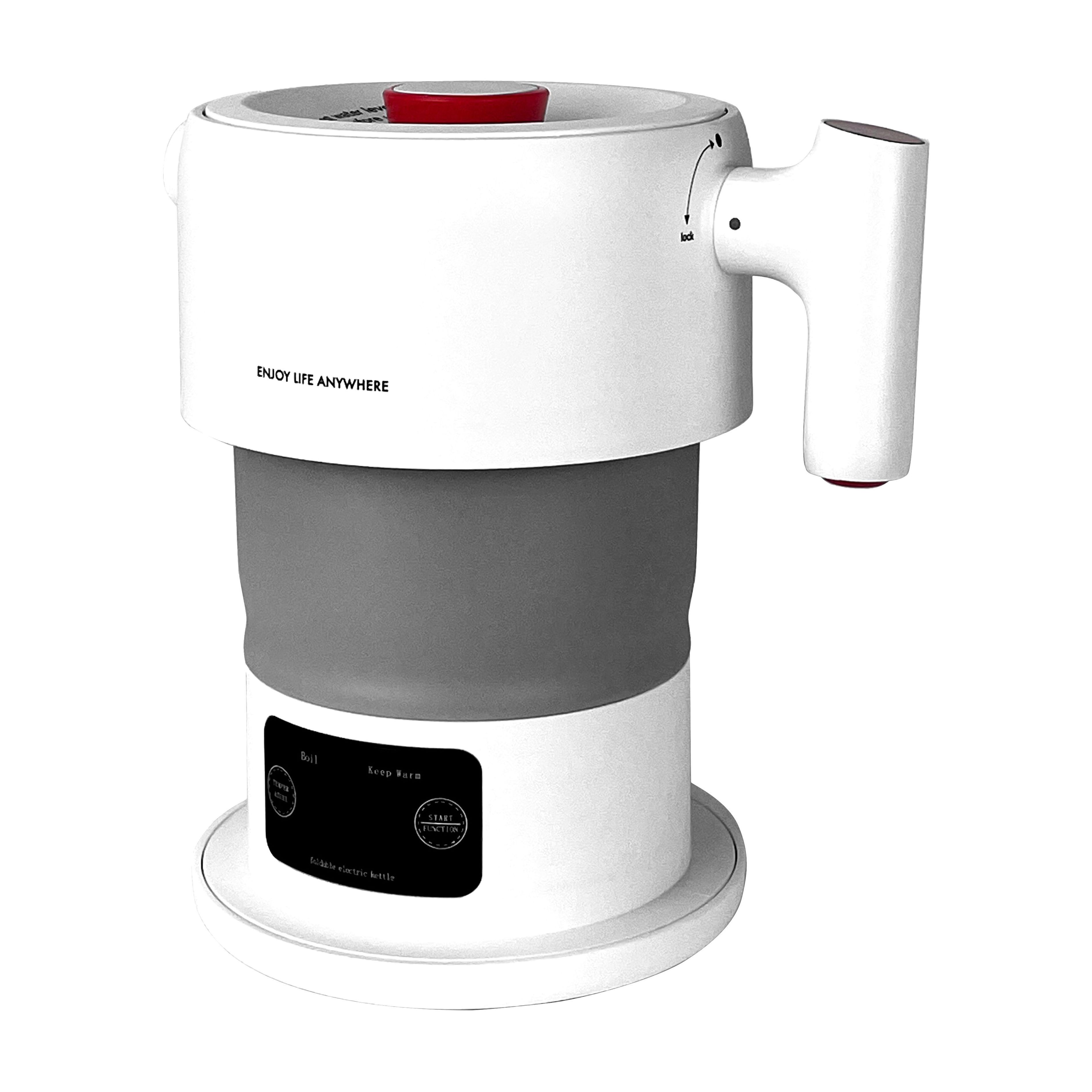 Factory Selling Electric Cup 0.6L Travel Water Boiler Portable Folding Electric Digital Kettle