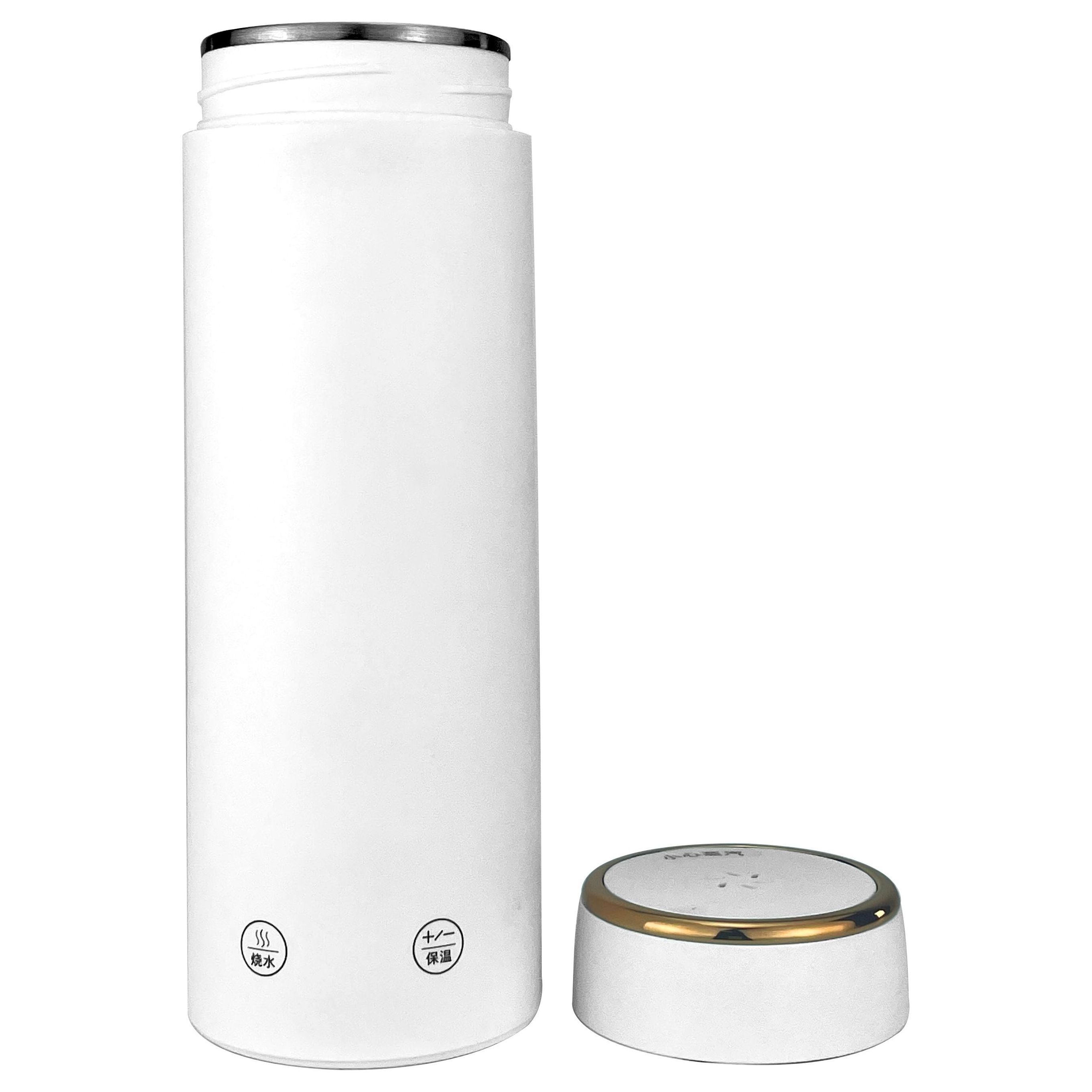 Easy Clean Electric Cup Heating Stainless Steel Thermos 0.35L Portable Smart Electric Cup