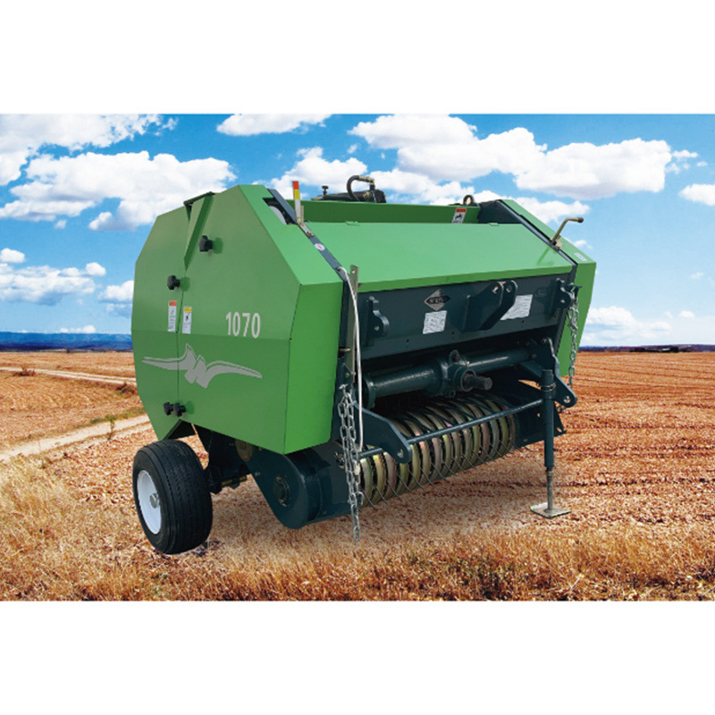 Manual Operation Agricultural Round Hay Baler Farm Equipment Automatic Small Corn Hay Packing Baler Machine