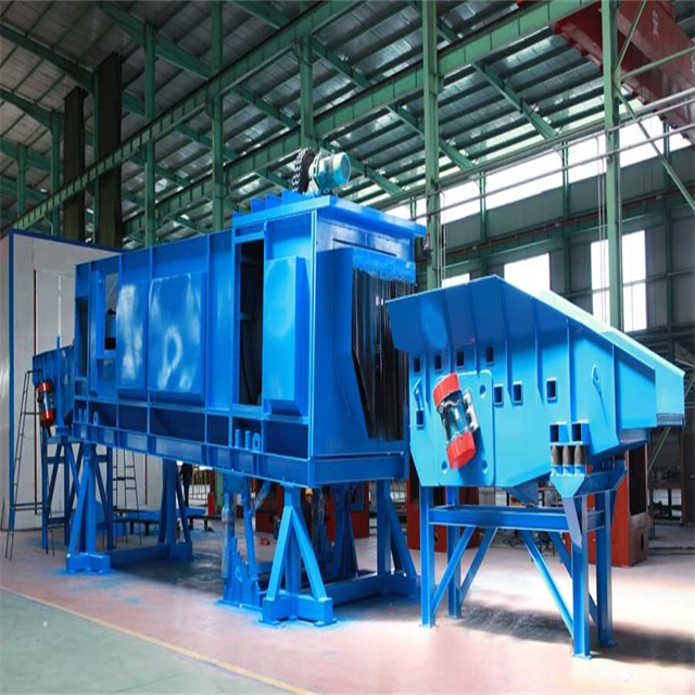 Continuously Pass Through Shot Blaster Equipment Swing Bed Type Shot Blasting Machine