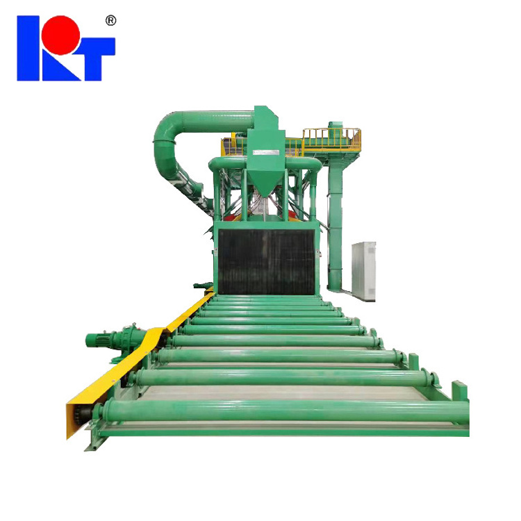 factory price sandblasting equipment Q69 steel plate/sheet shot peening blasting machine Sand Blaster