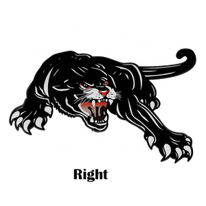 45cm*28cm Personality Black Panther Styling Car Hood Door Vinyl Sticker Decal