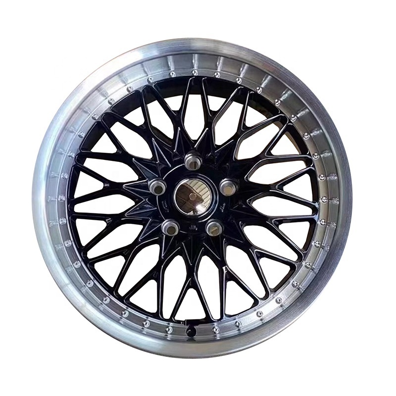 High Quality Aluminum Alloy 100-120 PCD 17 18 19 Inch 5 Hole Universal Car Casting Wheels Rims Auto Parts