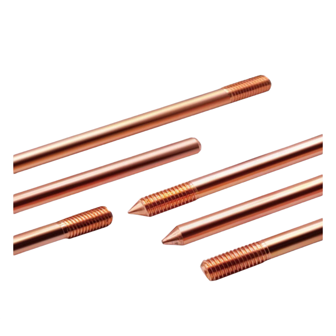 Copper Bonded Steel Rod earth rod lightning protection ground rod customized size available