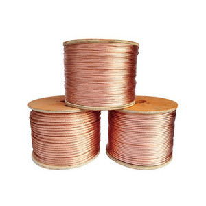 12 awg stranded wire 2.05mm 1*7 Twisted of copper cald aluminum wire using for grounding and lightning protection