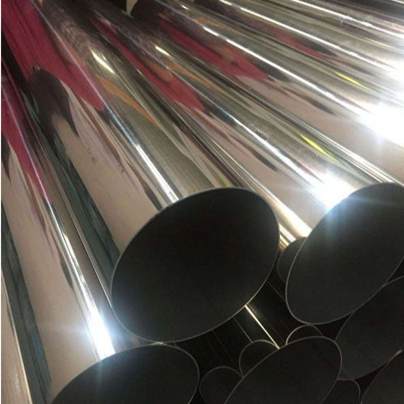 AISI 316 stainless steel round pipe bathroom pipe zero cut stainless steel seamless pipe with large diameter wire drawing