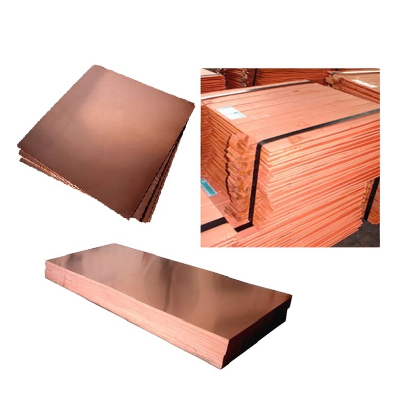 wholesale copper sheets Pure 99.99% 3mm electrolytic copper cathodes sheet C10100 Cooper Plate copper cathode plates