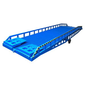 6t 8t 10t 12t 15t hydraulic Yard Ramp for truck trailer  mobile dock ramp load dock container