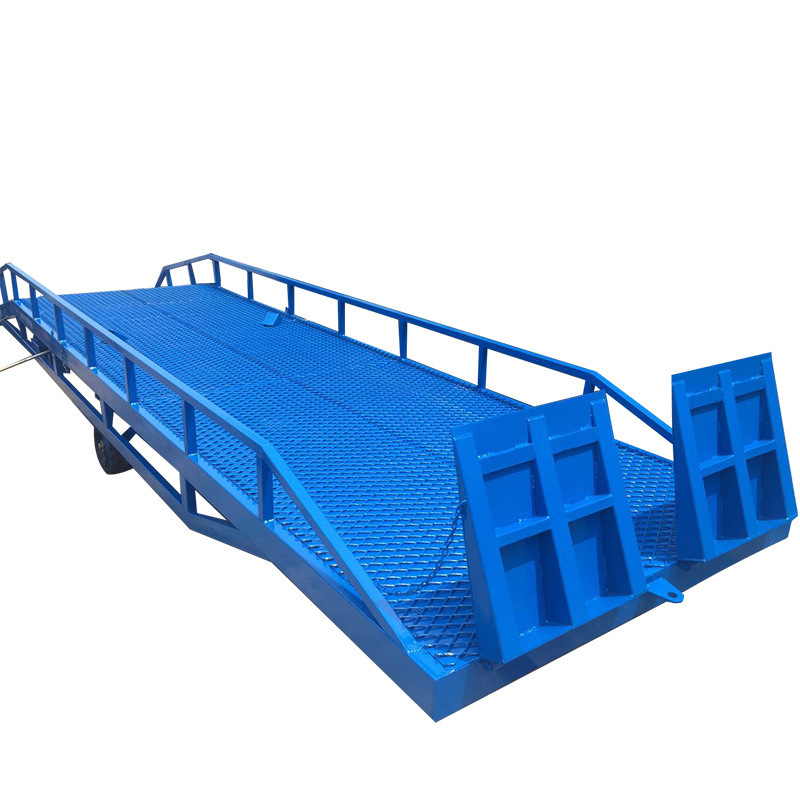 6t 8t 10t 12t 15t hydraulic Yard Ramp for truck trailer  mobile dock ramp load dock container