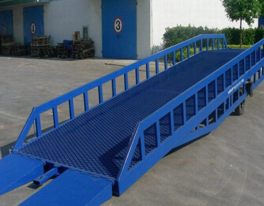 6t 8t 10t 12t 15t hydraulic Yard Ramp for truck trailer  mobile dock ramp load dock container