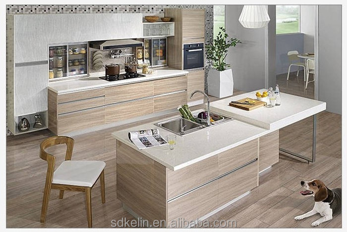 Modern wooden high gloss kitchen cabinet