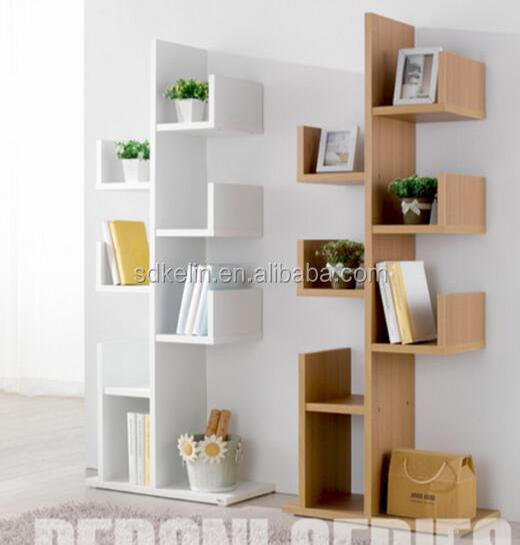 colorful tree shaped bookshelf