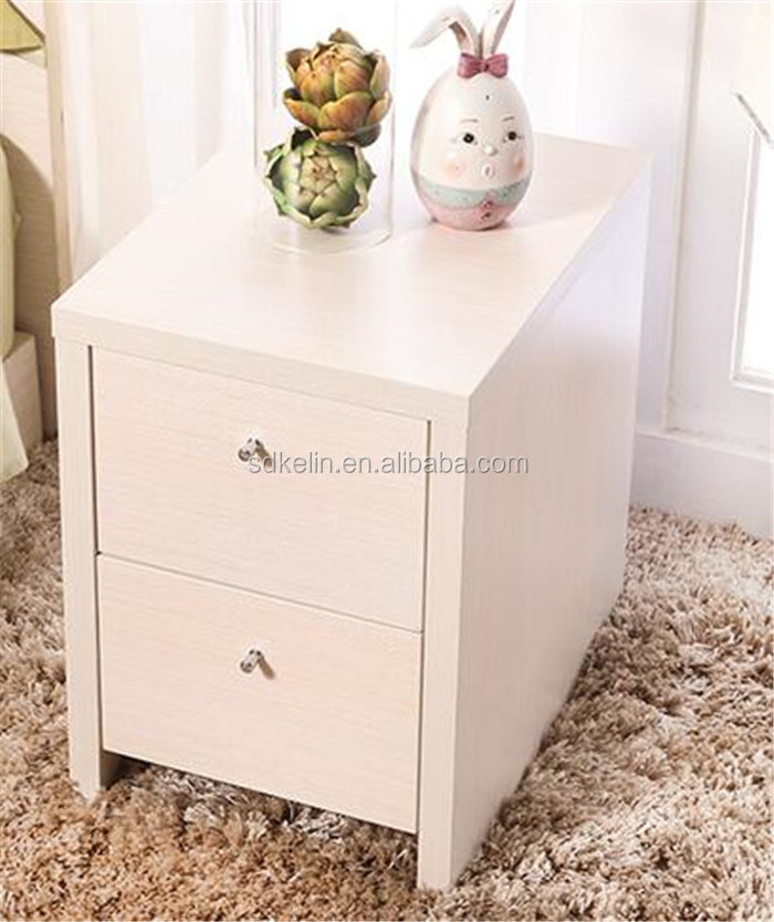 Simple design narrow bedside cabinet