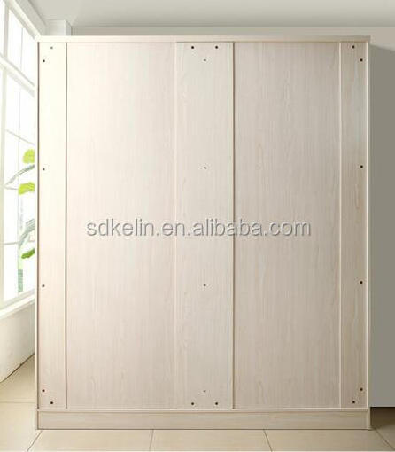 Wooden panel MDF/Partocle board sliding door folding wardrobe