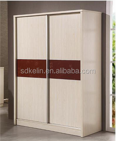 Wooden panel MDF/Partocle board sliding door folding wardrobe