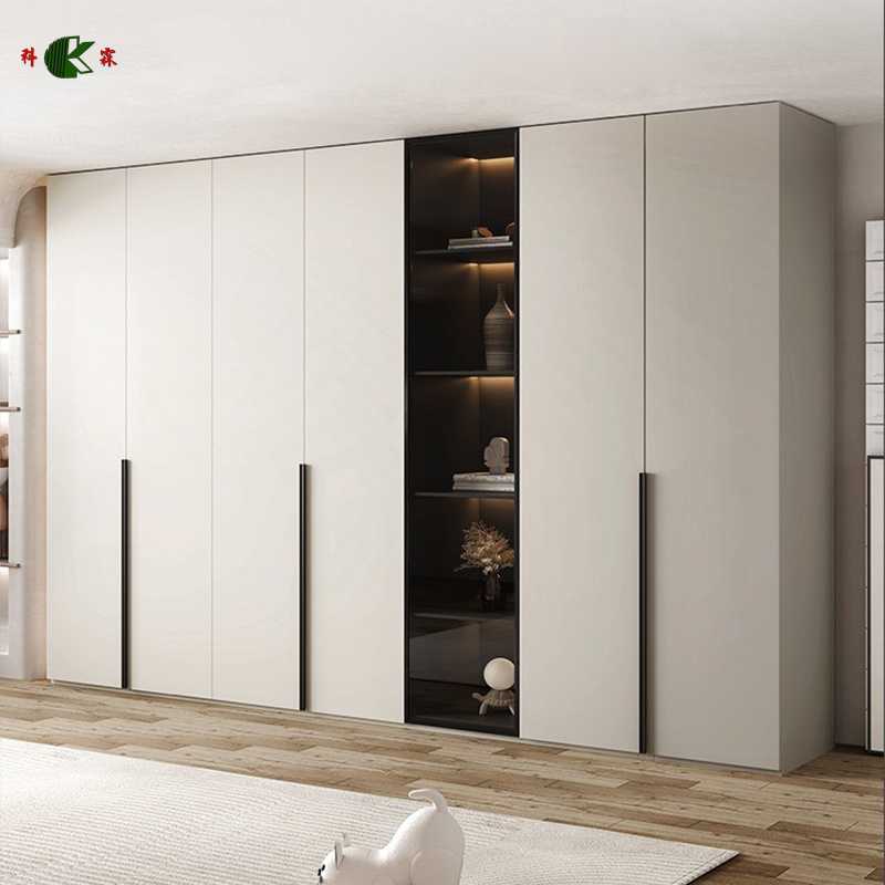 Modern Light Luxury Minimalist High Quality Design Sense Wall Backed Bookshelf