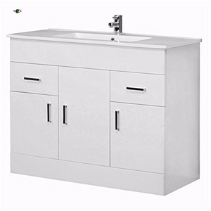 Hot sale new design PVC faced door wooden waterproof bathroom cabinet