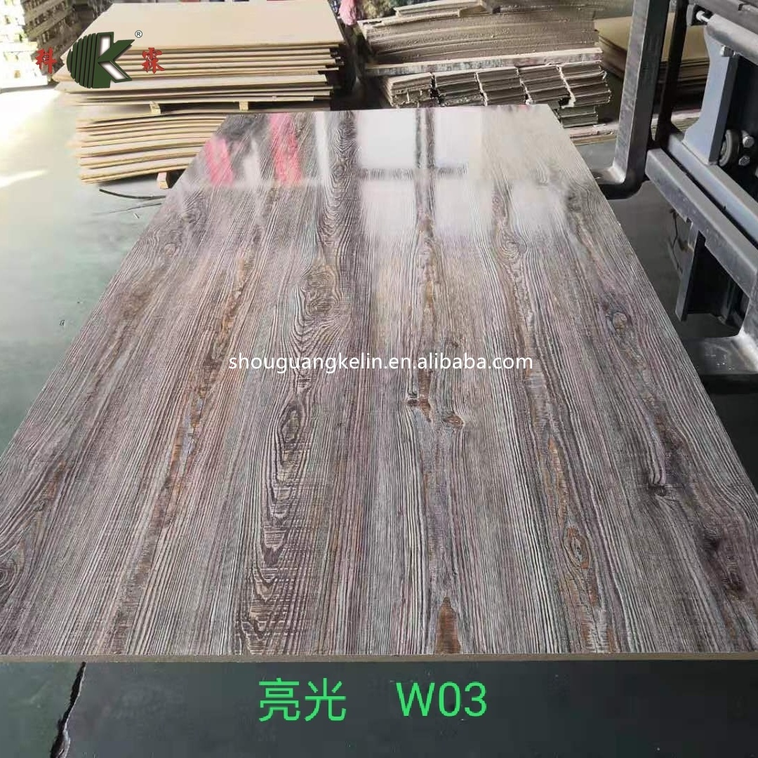 Wholesale Plain 18mm MDF Board Veneer Melamina MDF Sheet HDF Board