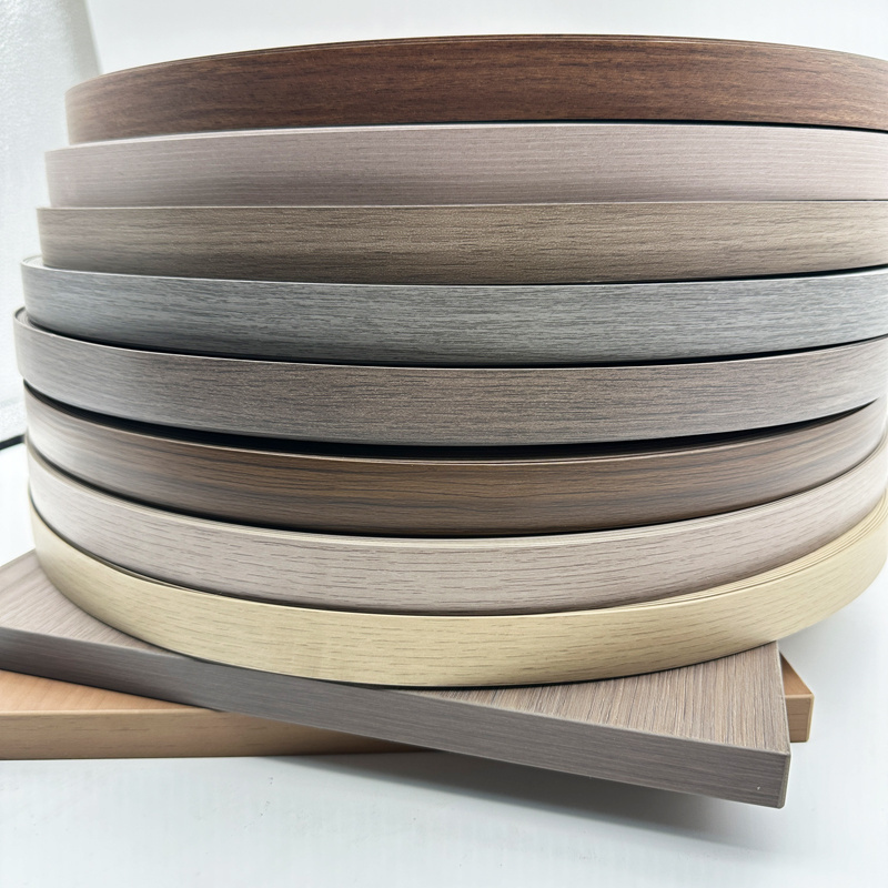 PVC edge strips for particle board countertop edging trim pvc abs edge banding