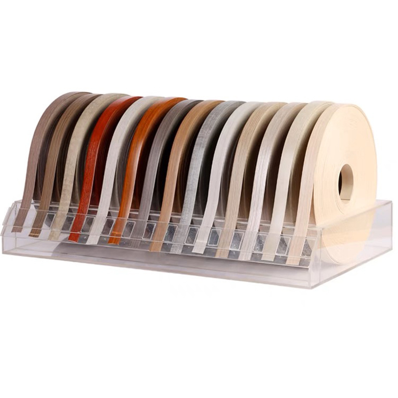 PVC edge strips for particle board countertop edging trim pvc abs edge banding