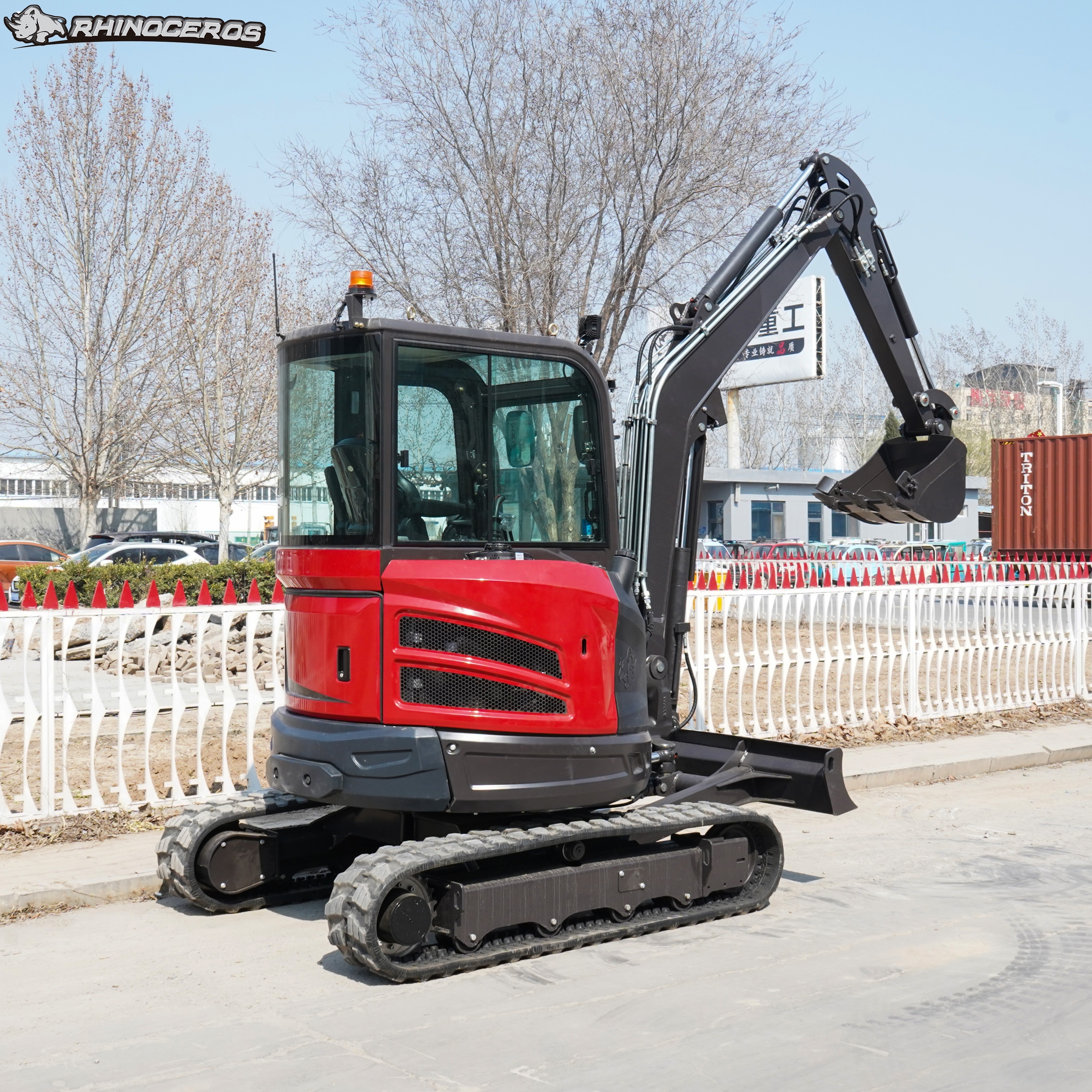 Irene Rhinoceros 3.5ton 4ton crawler excavator XN35  with swing boom  digger mini